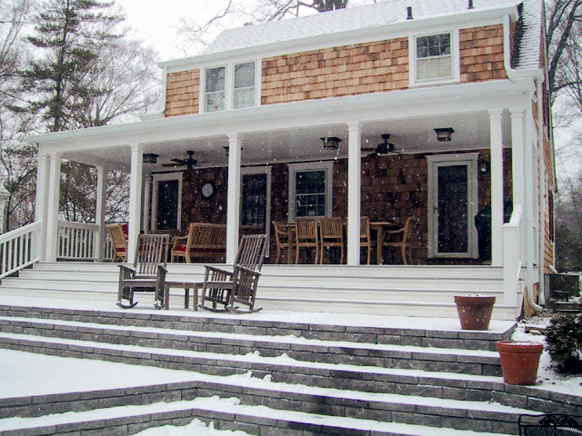 porch addition Wilcox Architecture Residential Architect